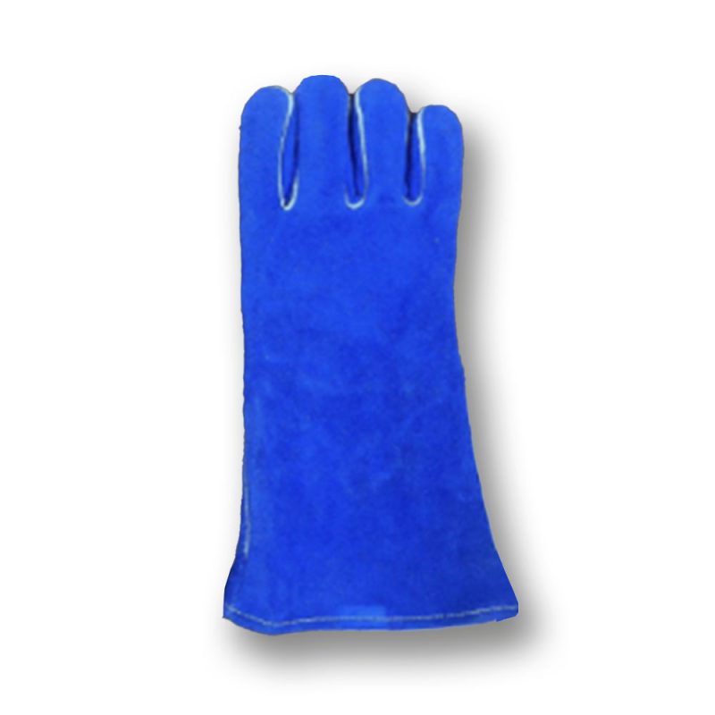 Welding glove, blue